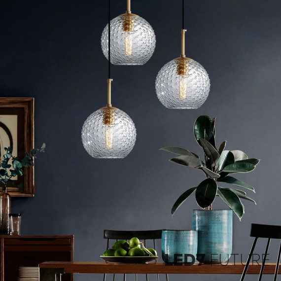 Loft Industry Modern - Glass Dots Chandelier